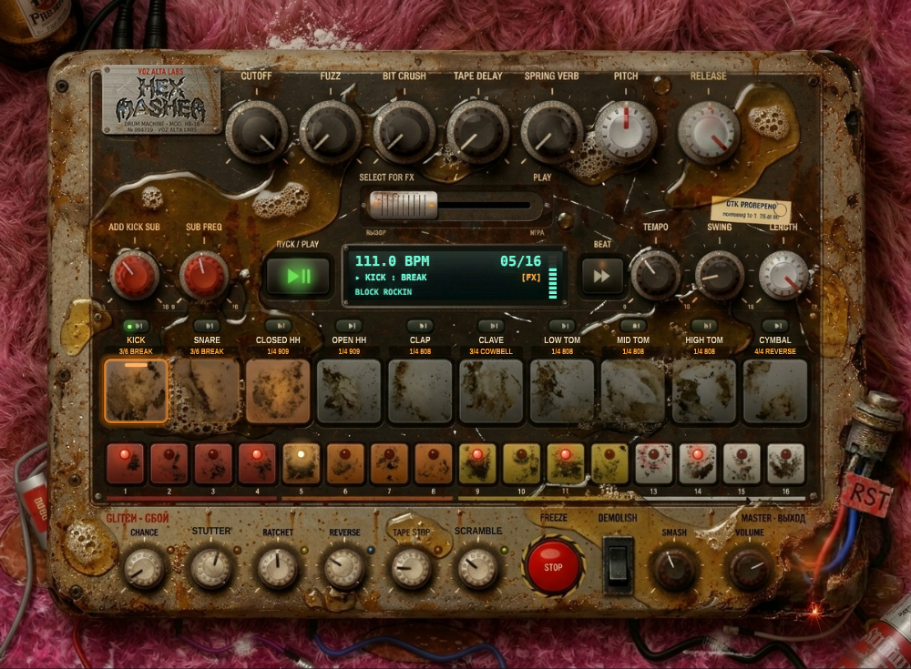 HEXBasher – VST3/AU plugin by Voz Alta Labs